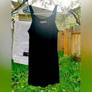 Michael Stars Vintage Black Long Tank